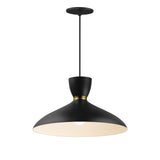 Carillon Pendant Black / Satin Brass by Maxim Lighting