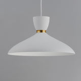Carillon Pendant White/Satin Brass by Maxim Lighting