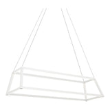 Carlington Chandelier 46 Inch Matte White