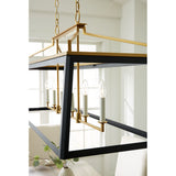 Carlow Linear Lantern Chandelier — view 3