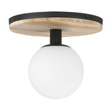 Carnagie Flush Mount 12 Inch Matte Black by Eurofase
