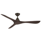 Carve Fan 60 Inch Bronze Dark Walnut By Modern Forms