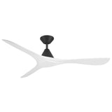Carve Fan 60 Inch Matte Black Matte White By Modern Forms