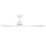 Carve Fan 60 Inch Matte White By Modern Forms - Side View