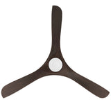 Carve Fan 60 Inch Matte White Dark Walnut By Modern Forms - Down View1