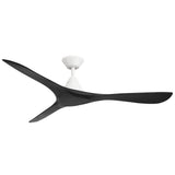 Carve Fan 60 Inch Matte White Matte Black By Modern Forms