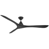 Carve Fan 72 Inch Matte Black By Modern Forms