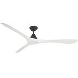 Carve Fan 72 Inch Matte Black Matte White By Modern Forms