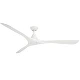 Carve Fan 72 Inch Matte White By Modern Forms