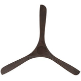 Carve Fan 72 Inch Matte White Dark Walnut By Modern Forms - Down View