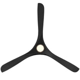 Carve Fan with Luminaire 72 Inch Matte Black By Modern Forms - Down View
