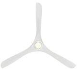 Carve Fan with Luminaire 72 Inch Matte White By Modern Forms - Down View
