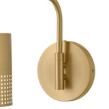 Casey Swing Arm Single Light Sconce - Lacquered Brass