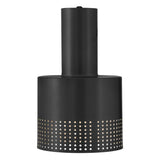 Casey Swing Arm Single Light Sconce - Lacquered Brass / Black
