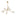 Cassia Chandelier Aged Gold Clear Glass By Alora
