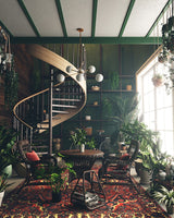 Cassia Chandelier Aged Gold Opal Matt Glass By Alora Lifestyle View