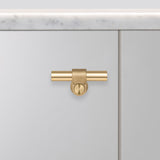 Cast T bar Brass By Buster And Punch Front View