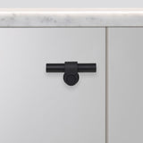 Cast T bar Welders Black By Buster And Punch - Front View