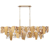 Castellana Linear Suspension 2 Tiers Brass By Lib And Co
