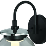 Caswell LED Outdoor Wall Light Medium By Eurofase Detailed View