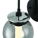 Caswell LED Outdoor Wall Light Small By Eurofase Detailed View