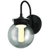 Caswell LED Outdoor Wall Light Small By Eurofase Side View