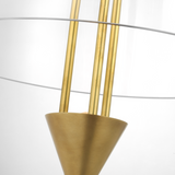 Cathedral Pendant Light Natural Brass Medium By Visual Comfort Modern Detailed View 1