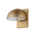 Cauldron LED Outdoor Wall Light Medium Gold By ET2