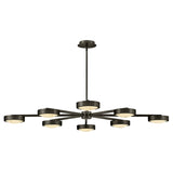 Cava Large Convertible Semi-Flush Mount - Black Oxide - by Fredrick Ramond