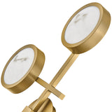 Cava Large Flush Mount Lacquered Brass By Frederic Ramond - Detailed View1