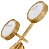 Cava Large Flush Mount Lacquered Brass By Frederic Ramond - Detailed View