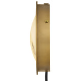 Cava Small Sconce Lacquered Brass By Frederic Ramond - Side View2