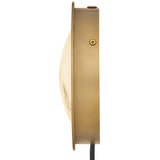 Cava Small Sconce Lacquered Brass By Frederic Ramond - Side View3