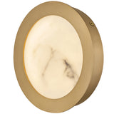 Cava Small Sconce Lacquered Brass By Frederic Ramond - Side View4