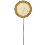 Cava Small Sconce Lacquered Brass By Frederic Ramond - With Cord