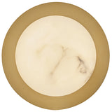 Cava Small Sconce Lacquered Brass By Frederic Ramond - With Light