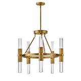 Cecily Medium Single Tier Chandelier - Heritage Brass - by Fredrick Ramond