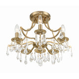 Cedar Semi Flush Mount 18.5'' Vibrant Gold