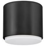 Cedric Extra Small Flush Mount Black By Hinkley