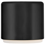 Cedric Extra Small Flush Mount Black By Hinkley Front View