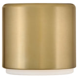 Cedric Extra Small Flush Mount Lacquered Brass By Hinkley Front View