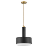 Cedric Medium Pendant - Black - by Hinkley