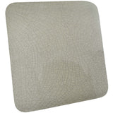 Celadon Green Crackle Ceramic Small Square Backlit ADA Color Selectable Wall Sconce by Justice Design
