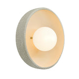 Flush Coupe Ceramic Wall Sconce