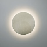 Celadon Green Crackle Small Ceramic Round Backlit Color Temperature Selectable LED Wall Sconce by Justice Design