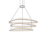 Celestia Chandelier - 3 Light - Satin Black by Sonneman