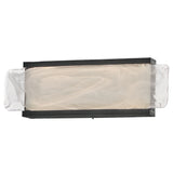 Celine LED Vanity Light 16 Inch Black By ET2