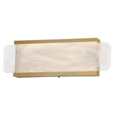 Celine LED Vanity Light 16 Inch Natural Aged Brass By ET2