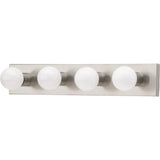 Center Stage Vanity Light — 24 Inch, Brushed Stainless