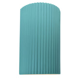 Ceramic ADA Pleated Cylinder Small Reflectig Pool By Justice Design